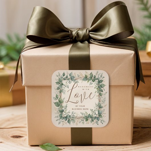 Natural Creative Branches & Leaves for Artisan スクエアシール