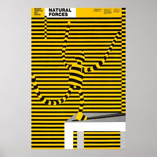Natural Forces Conceptual  Art Print – Minimalist ポスター (正面)