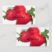 Natural Fruit Cushion for Home Decor 名刺 (正面/裏面)