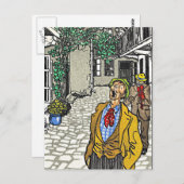 Natural Given Singer、Moriz Jungによるアートワーク ポストカード (正面/裏面)