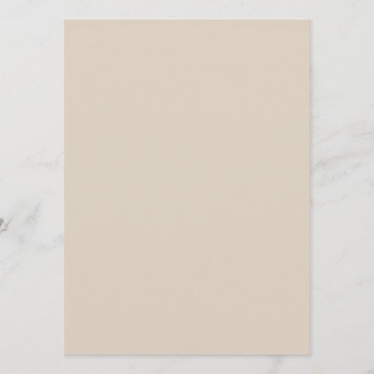 Natural Linen Solid Color メニュー (正面)