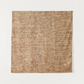 Natural linen texture as background タペストリー (正面)