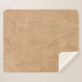 Natural linen texture as backgroundbagging, beige, シェルパブランケット (正面(横))