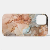 Natural luxury abstract fluid art painting in alco Case-Mate iPhoneケース (裏面 (横))