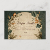 Natural Safari Leaves Diapper Raffle エンクロージャーカード (正面)