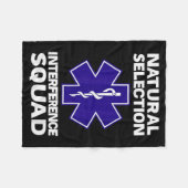 Natural Selection Interference Squad Paramedic Fun フリースブランケット (正面(横))