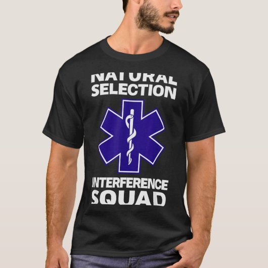Natural Selection Interference Squad Paramedic Fun Tシャツ (正面)