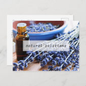 Natural Solutions Essential油クラス招待状 ポストカード (正面/裏面)