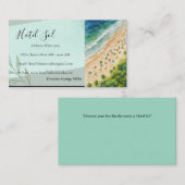 Natural-style hotel business card 名刺 (正面/裏面)