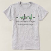 Natural Tシャツ (デザイン正面)