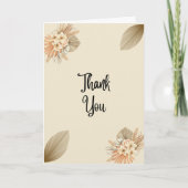 Natural Thank You Card カード (正面)