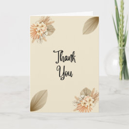 Natural Thank You Card カード