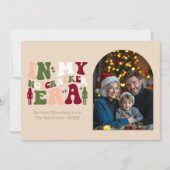 Natural Warmth My Nutcracker Era Christmas Photo シーズンカード (正面)