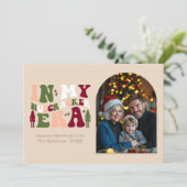 Natural Warmth My Nutcracker Era Christmas Photo シーズンカード (スタンド正面)