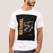 Natural with a bear tシャツ (正面)