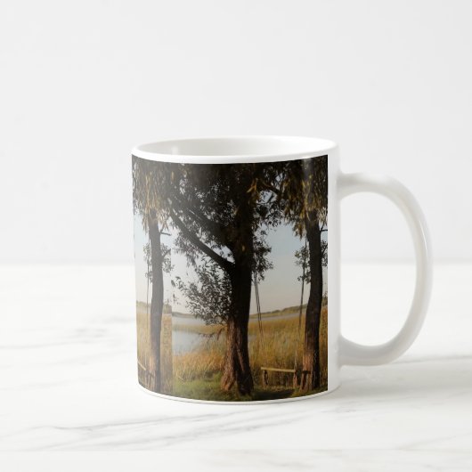 naturaleza relajante コーヒーマグカップ (右)