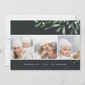 Naturally Joyful | Holiday Photo Collage Card シーズンカード (正面)