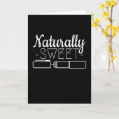 Naturally Sweet Insulin Diabetics カード (黄色い花)