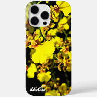 NaturCrazeイエローオーキッドフラワーiPhone / iPadケース iPhone 16 Pro Maxケース
