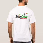 NaturCraze白黒バタフライTシャツ Tシャツ (裏面)