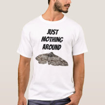 NaturCraze白黒Moth Tシャツ