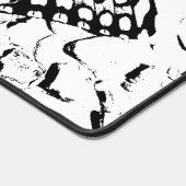 NaturCraze B&Wレイドバックバタフライデスクマット デスクマット (コーナー)