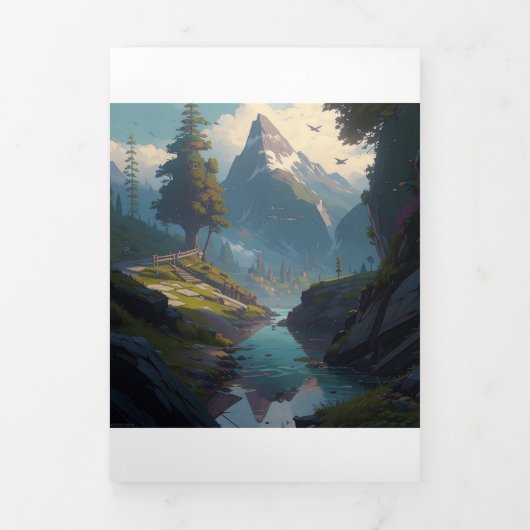 Nature 20. 三つ折りプログラム (カバー)