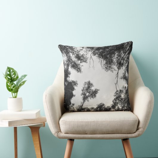 Nature abstract photography - Throw Pillow クッション (椅子)