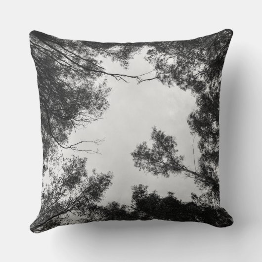 Nature abstract photography - Throw Pillow クッション (裏面)