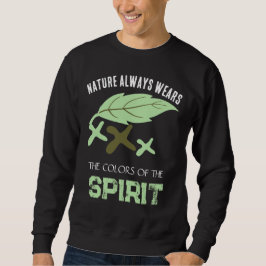 "Nature Always Wears" リーフ  スウェットシャツ