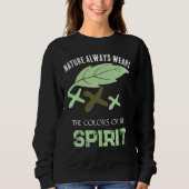 "Nature Always Wears" Leaf スウェットシャツ (正面)