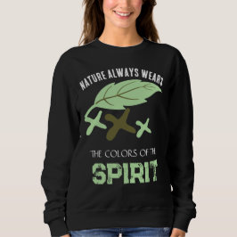 "Nature Always Wears" Leaf スウェットシャツ