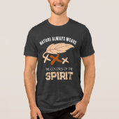 "Nature Always Wears" Leaf  トライブレンドＴシャツ (正面)