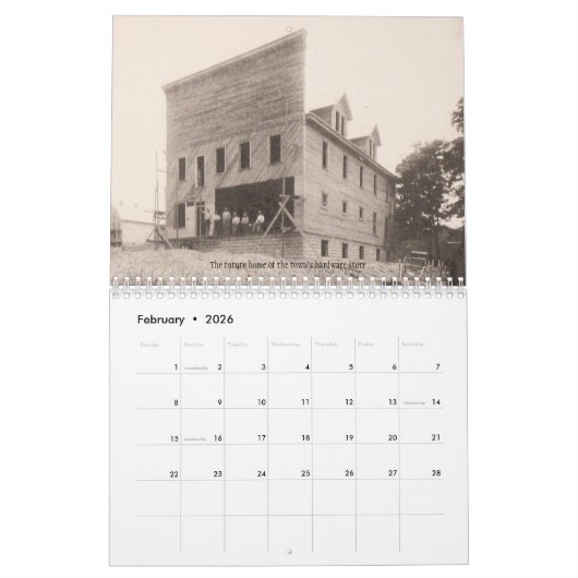 Nature and Legacy: Marianna 2025 カレンダー (2月 2026)