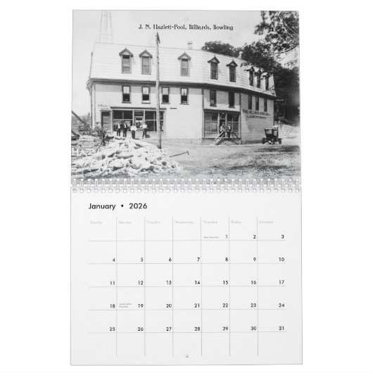 Nature and Legacy: Marianna 2025 カレンダー (1月 2026)