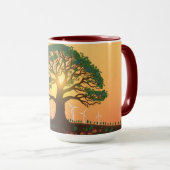 Nature and Technology Growing in Harmony マグカップ (正面右)