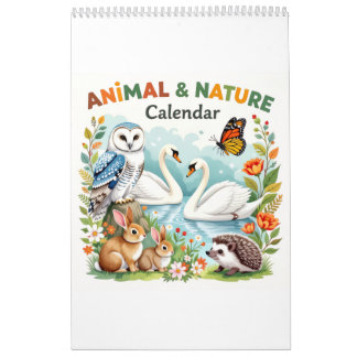 Nature animals habitat calendar カレンダー