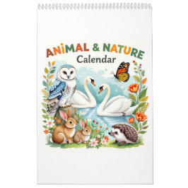 Nature animals habitat calendar カレンダー