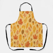 Nature autumn pattern エプロン (正面)