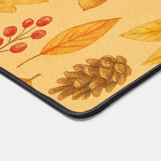 Nature autumn pattern デスクマット (コーナー)