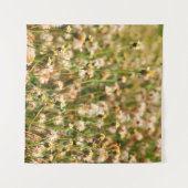 Nature background with grass flowerbackground, bea タペストリー (正面(横))