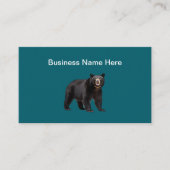 Nature Bear Theme Business Cards  名刺 (正面)