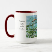 Nature Bird Watching Blue Personalize マグカップ (左)