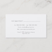 Nature Branch Minimalist Appointment Cards 予約カード (裏面)