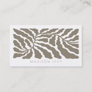 Nature Branch Minimalist Appointment Cards 予約カード