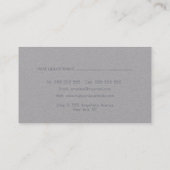 Nature Branch Minimalist Appointment Cards 予約カード (裏面)