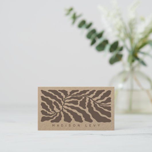Nature Branch Minimalist Appointment Cards 予約カード (スタンド正面)
