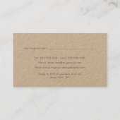 Nature Branch Minimalist Appointment Cards 予約カード (裏面)