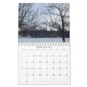 Nature Calendar カレンダー (2月 2027)