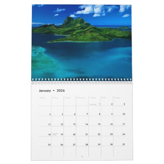 Nature Calendar Philippines カレンダー (1月 2026)